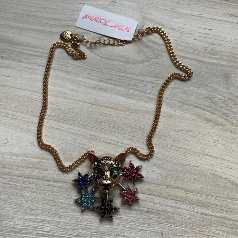 Betsey Johnson Leopard Necklace